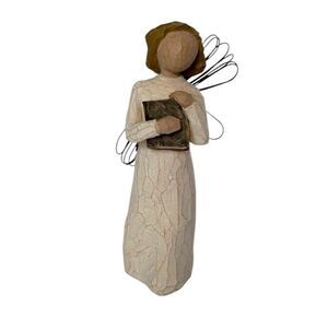 Willow Tree Vintage 1999 Resin Figurine “Angel of Learning” by Susan Lordi
